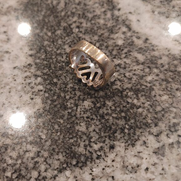 Loving Heart - Silver - Tiffany & Co. Ring, Size 6.5 - Picture 10 of 16